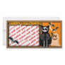 Halloween Skeleton Animals Gang Personalized Photo Card