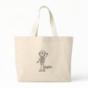 Halloween Skeleton Stick Figure Bag