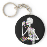 Halloween Skeleton Treats keychains