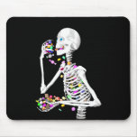 Halloween Skeleton Treats mousepads