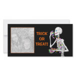 Halloween Skeleton Treats photo cards