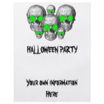 Halloween Skeletons flyers