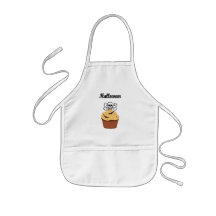 Halloween Skull and Bats Aprons