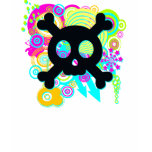 Halloween Skull and Crossbones Tshirt