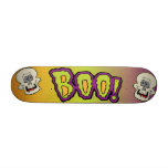 Halloween Skulls with Boo skateboards