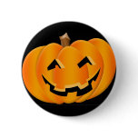 Halloween Smiling Pumpkin Button