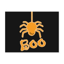 Halloween Spider Boo Postcard