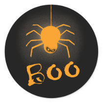 Halloween Spider Boo Stickers