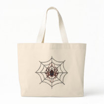 Halloween Spider Web Tote Bag
