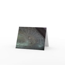 Halloween Spider Web Card