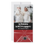 Halloween Spider Web Greeting Photo Card photo cards