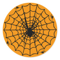 Halloween Spider Web Stickers