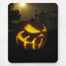 Halloween Street Mouse Pad