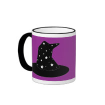 Halloween Stripes Witch Hat Mug