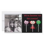 Halloween Suckers photo cards