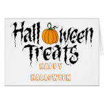 halloween treats greeting card