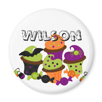 Halloween Treats Fridge Magnet