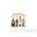 Halloween Trick or Treat Dogs cards