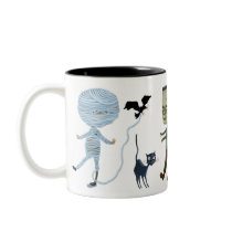 Halloween Trick or Treaters Coffee Mugs