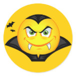 Halloween Vampire Smiley stickers