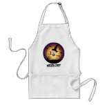 Halloween Wicked Witch on Broomstick Apron