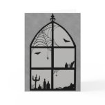 Halloween Window Silhouette Card