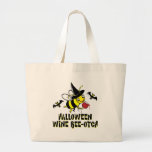Halloween Wine Beeotch Tote Bag