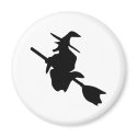 halloween witch black icon magnets