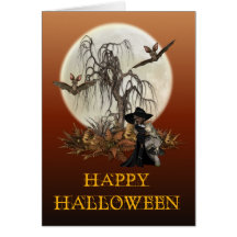 Halloween Witch Greeting Cards