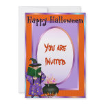 Halloween Witch Party Invitation