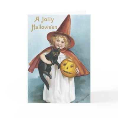 HALLOWEEN WITCH Party Invitation Card by kimmyklassickorner