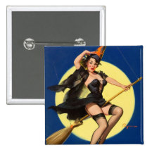 Halloween Witch Pin Up Girl