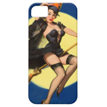 Halloween Witch Pin Up Girl iPhone 5 Case