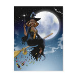 Halloween Witch Postcard