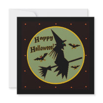 Halloween Witch Template Invitation