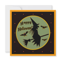 Halloween Witch Template Invitation