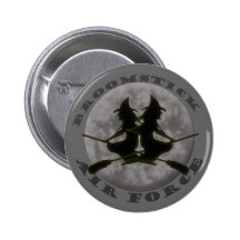 Halloween Witches Button