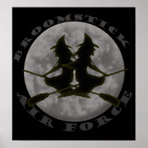 Halloween Witches Framed Print