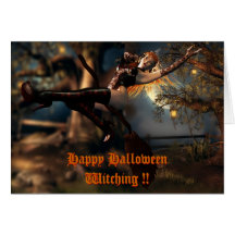 Halloween Witching card