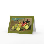 Halloween Witch's Watermelon Car cards
