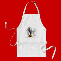 Halloween wood aprons