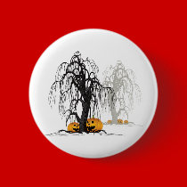 Halloween wood buttons
