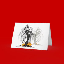 Halloween wood cards