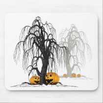 Halloween wood mousepads