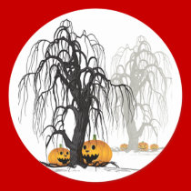 Halloween wood stickers