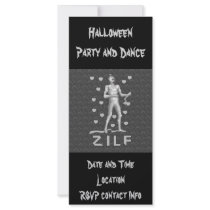 Halloween Zombie Custom Rack Card