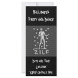 Halloween Zombie rack cards