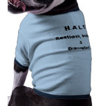 HALT Restless, Irritable & Discontent dog sweater pet clothing