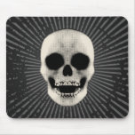 Haltone Skull: Vector Artwork: Mousepad