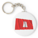 Hamburg Flag keychains